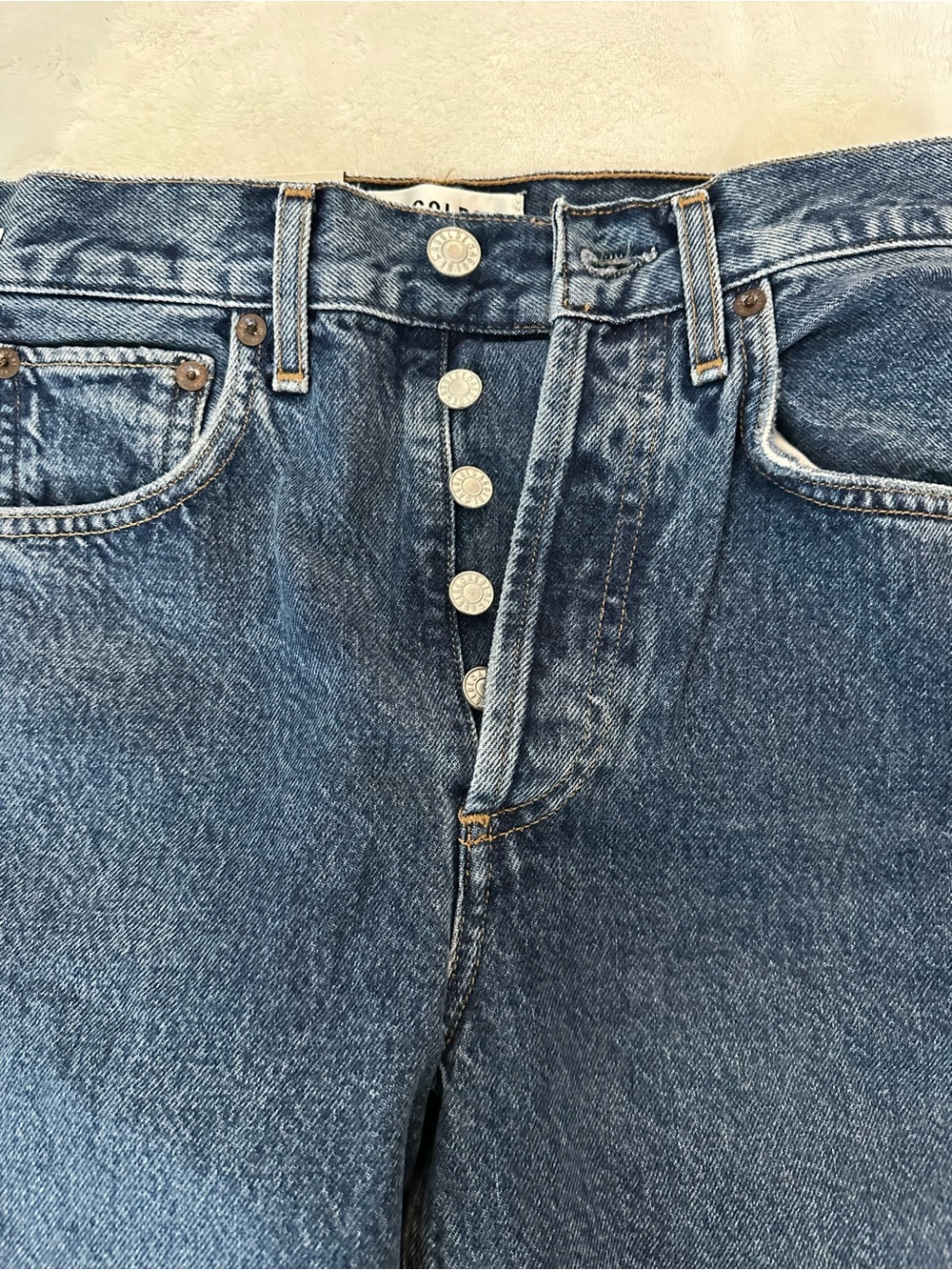 Agolde Women's Riley High Rise Straight Crop Jeans - Picture 6 of 7